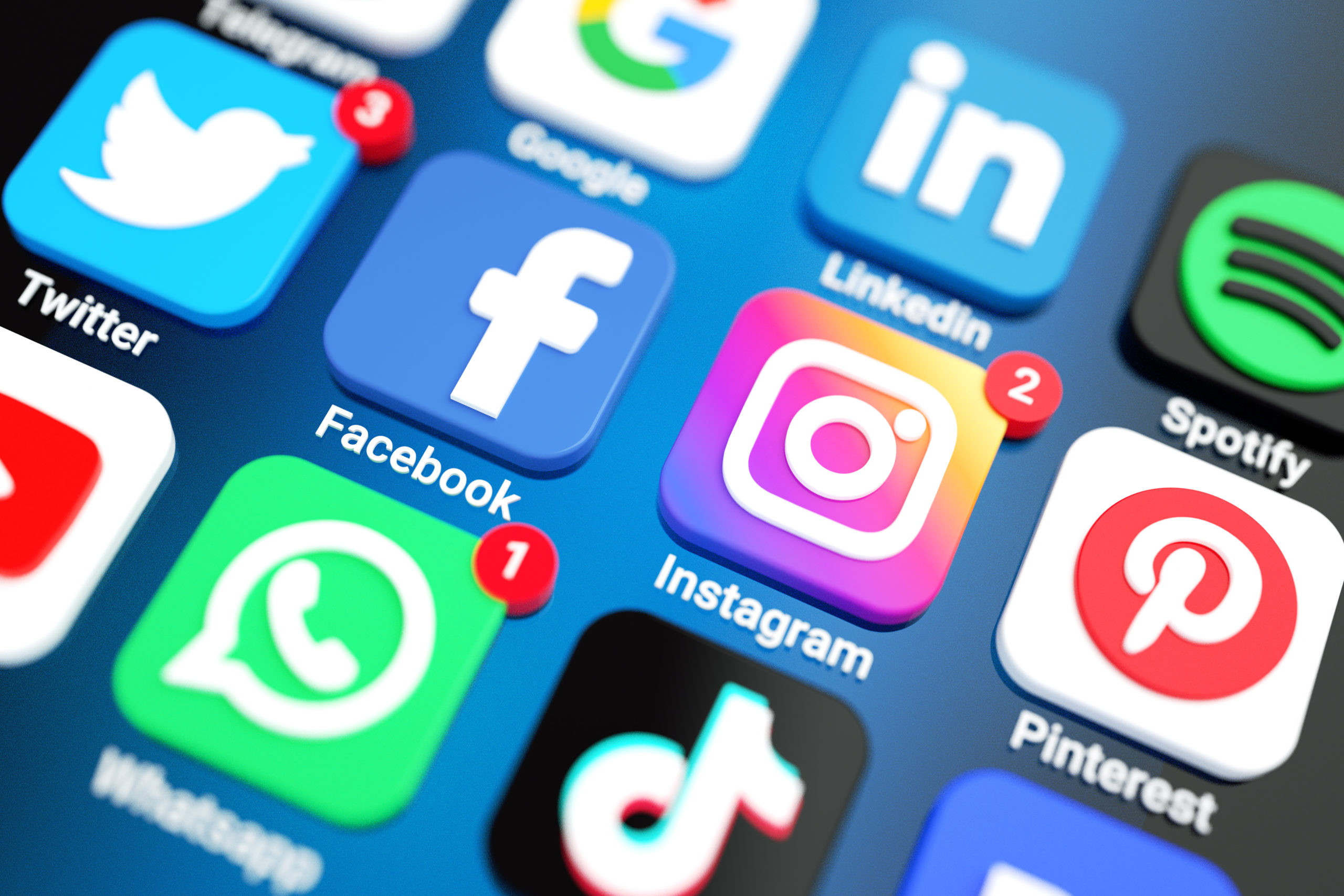 social-media-icons-logos-applications-mobile-phone-screen-3d